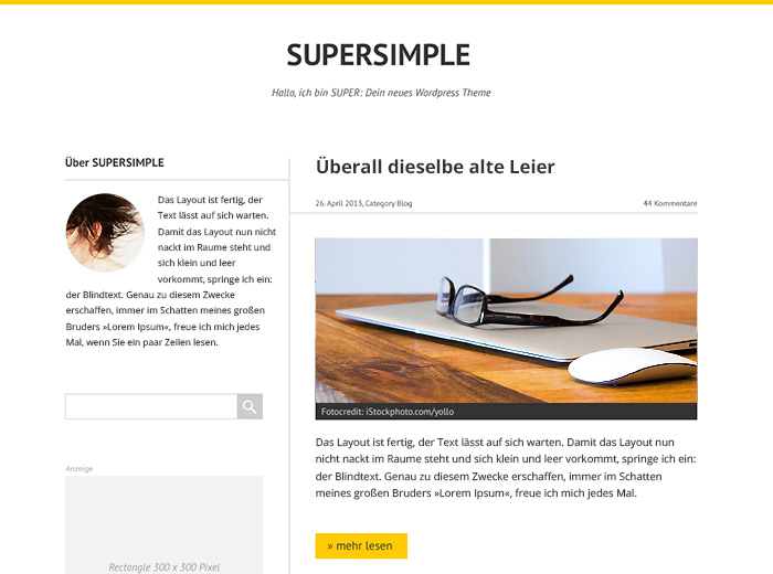 Wordpress Theme Super